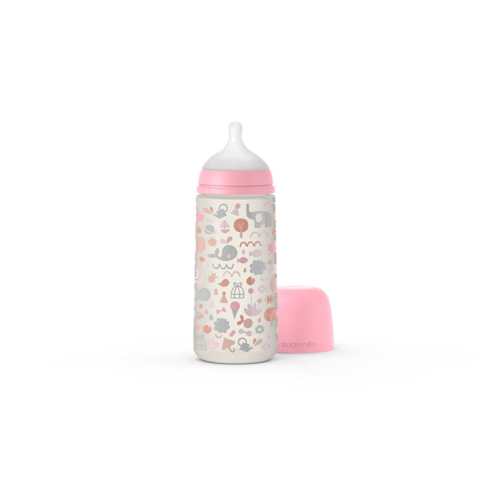 Suavinex Memories Baby Bottle SX Pro 360ml Fast Flow 6+months - Pink