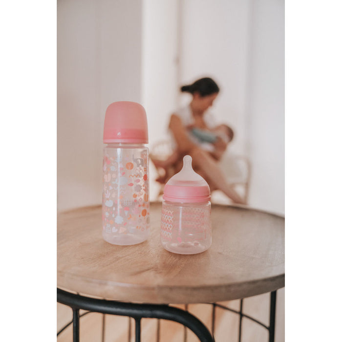 Suavinex Memories Baby Bottle SX Pro 360ml Fast Flow 6+months - Pink