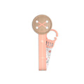 Suavinex Memories Button Soother Clip With Ribbon -  Pink