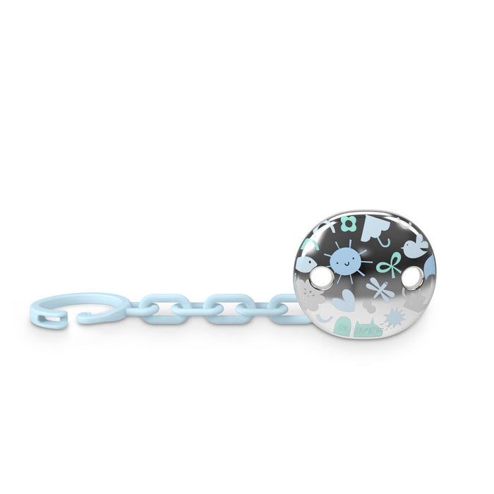 Suavinex Memories Jewel Chain Soother Clip - Blue