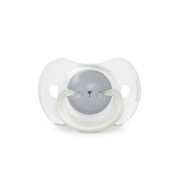 Suavinex Night Glow In The Dark SX Pro Soother 0-6months 2 Pack - Bear
