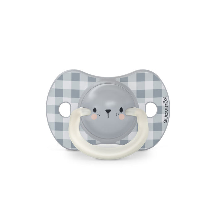 Suavinex Night Glow In The Dark SX Pro Soother 0-6months 2 Pack - Bear