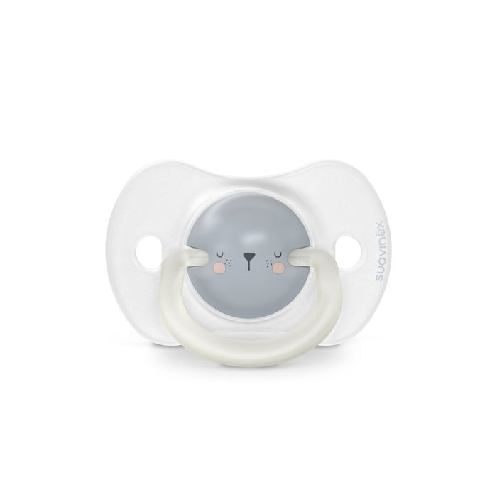 Suavinex Night Glow In The Dark SX Pro Soother 6-18months 2 Pack - Bear