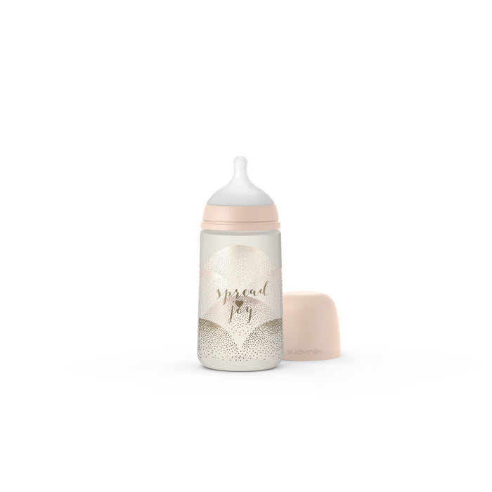 Suavinex Spread Joy Baby Bottle SX Pro 270ml Medium Flow 3+months - Gold