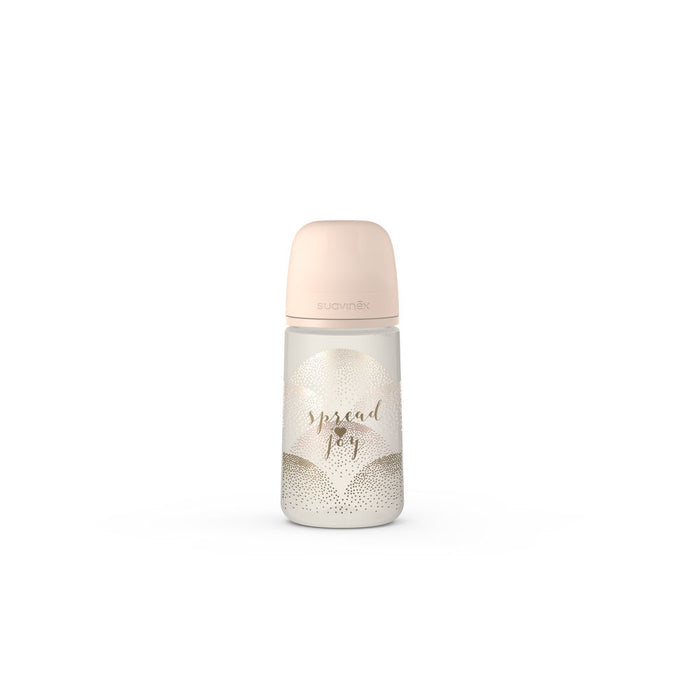 Suavinex Spread Joy Baby Bottle SX Pro 270ml Medium Flow 3+months - Gold