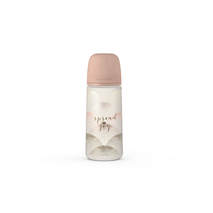 Suavinex Spread Joy Baby Bottle SX Pro 360ml Fast Flow 6+months - Gold