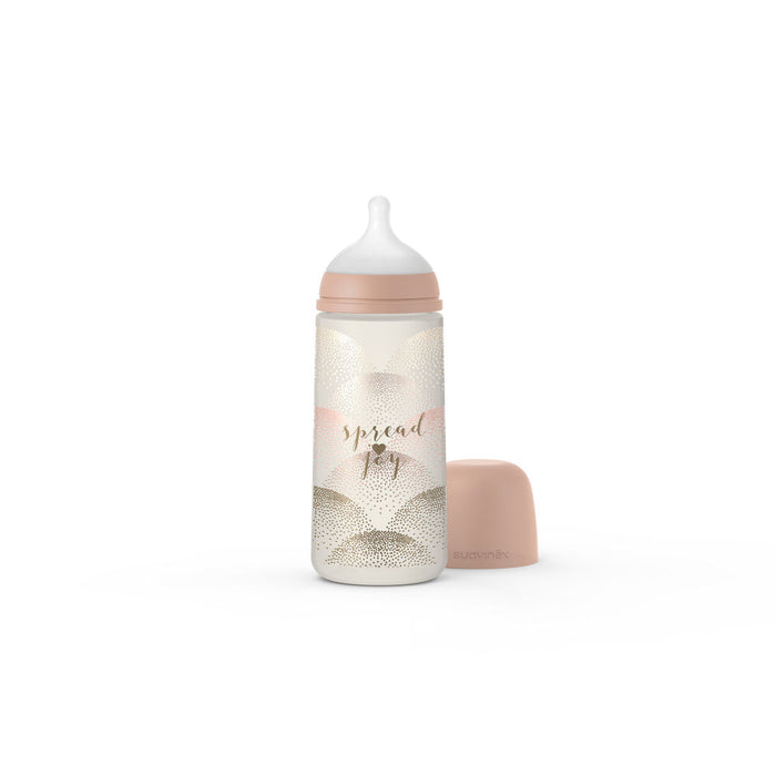 Suavinex Spread Joy Baby Bottle SX Pro 360ml Fast Flow 6+months - Gold