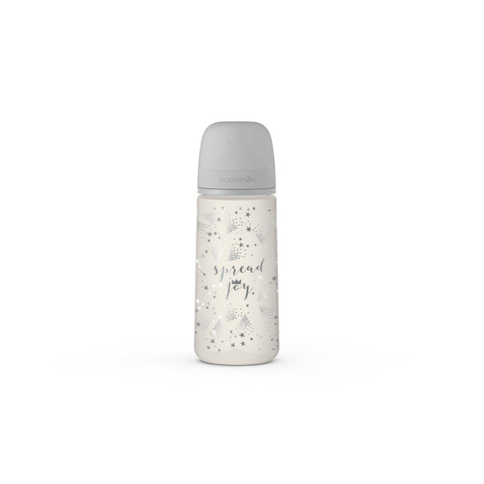 Suavinex Spread Joy Baby Bottle SX Pro 360ml Fast Flow 6+months - Silver