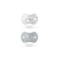 Suavinex Spread Joy SX Pro Silicone Soother 6-18months 2 Pack - Silver