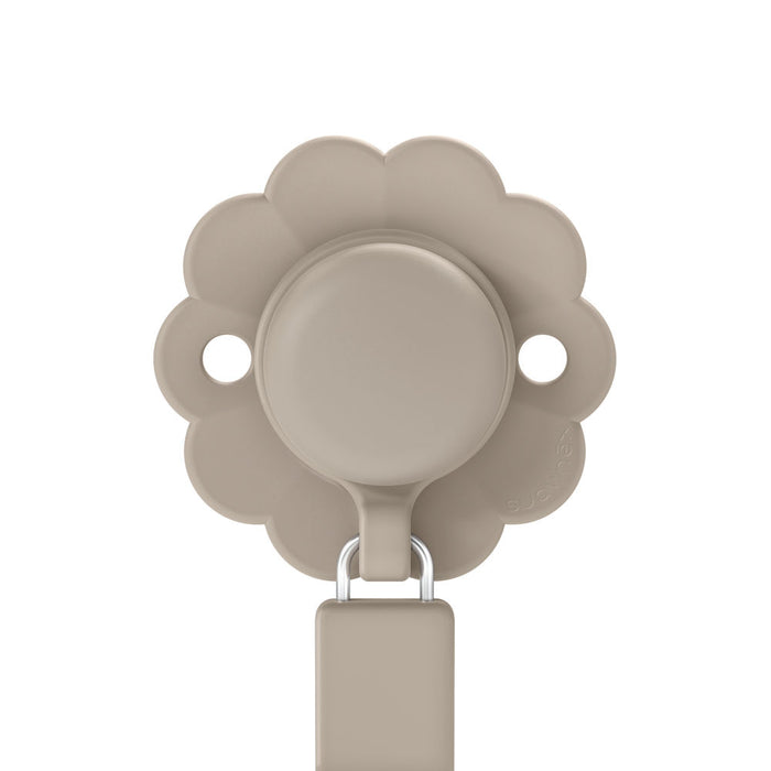 Suavinex Wonder Silicone Soother Clip - Grey Cloud