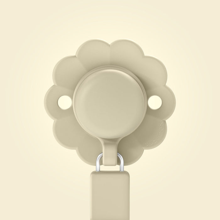 Suavinex Wonder Silicone Soother Clip - Whitecap Grey