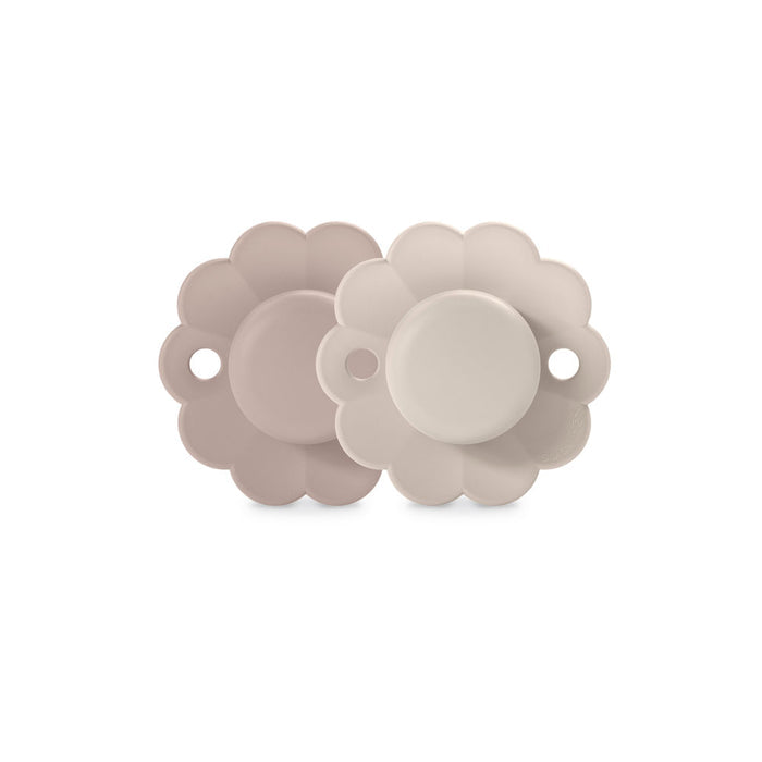 Suavinex Wonder SX Pro Soother 0-6 Months 2 Pack - Pale Mauve/Mauve Chalk