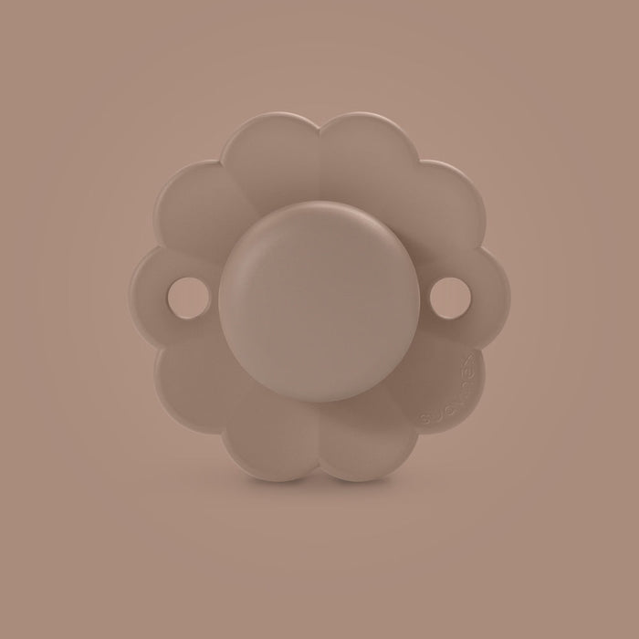 Suavinex Wonder SX Pro Soother 6-18 Months 2 Pack - Whitecap Grey/Raw Umber