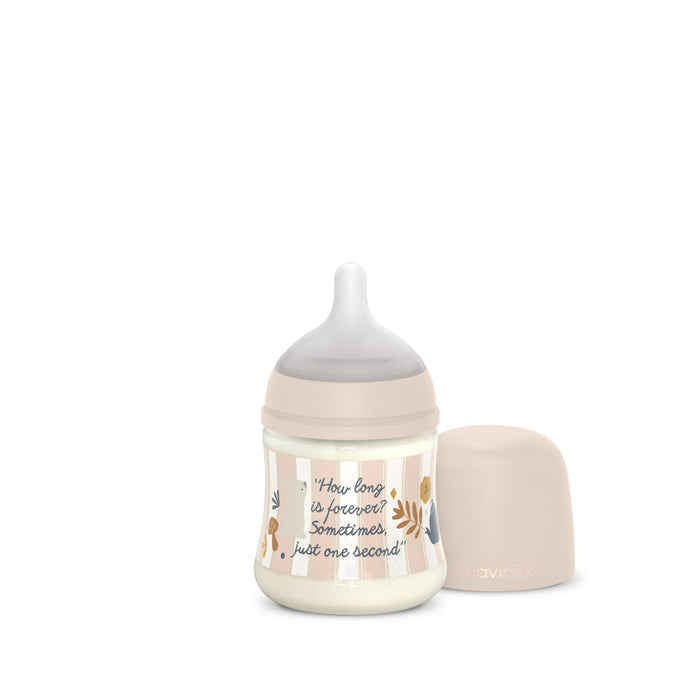 Suavinex Wonderland Baby Bottle SX Pro 150ml Slow Flow 0+ Months - Strips Pink