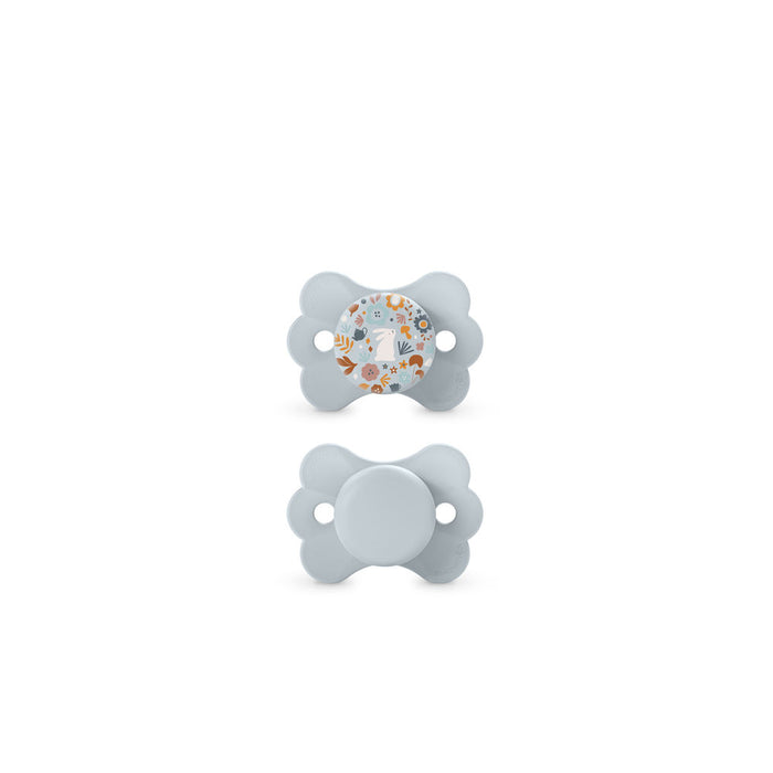 Suavinex Wonderland Butterfly SX Pro Soother 0-6 Months 2 Pack - Liberty Blue