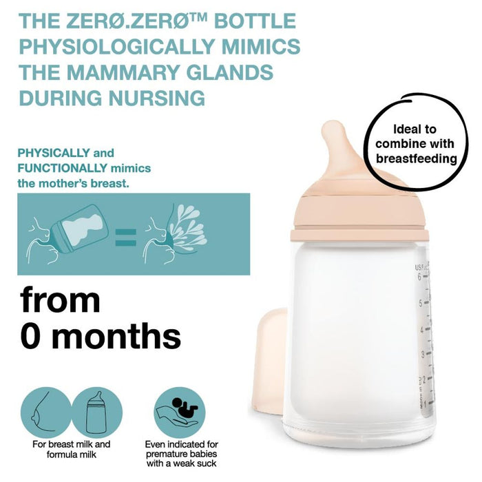 Suavinex Zero Zero Silicone Teat x 2 - Large Flow 6M+