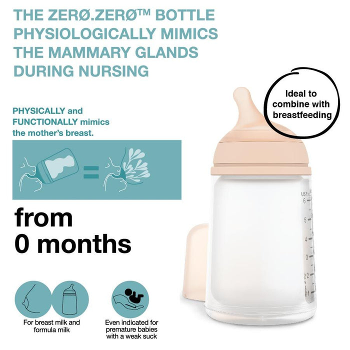 Suavinex Zero Zero Silicone Teat x 2 - Medium Flow 3M+