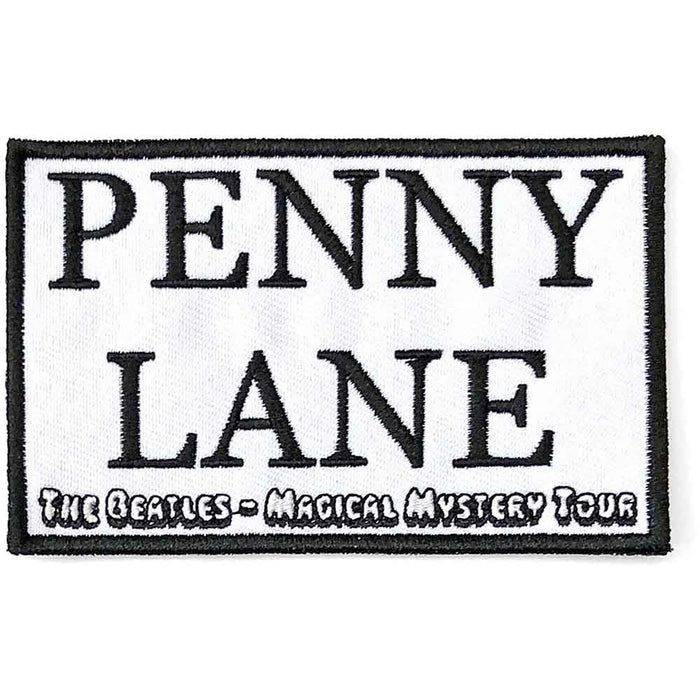 The Beatles Standard Patch: Penny Lane White (White)