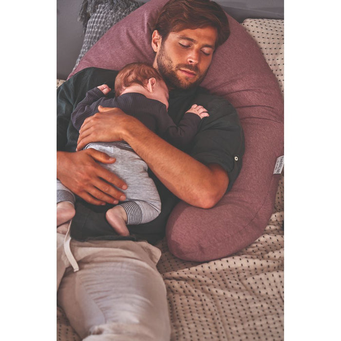 Theraline The Original Maternity and Nursing Pillow - Melange Rosewood Bamboo