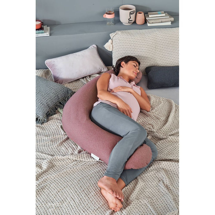 Theraline The Original Maternity and Nursing Pillow - Melange Rosewood Bamboo