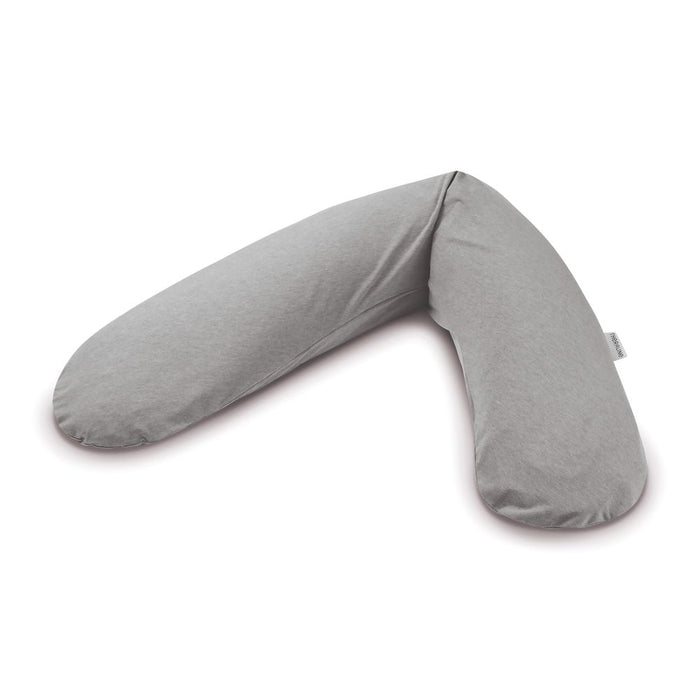 Theraline The Original Maternity and Nursing Pillow Cover - Melange Mid Grey Bamboo