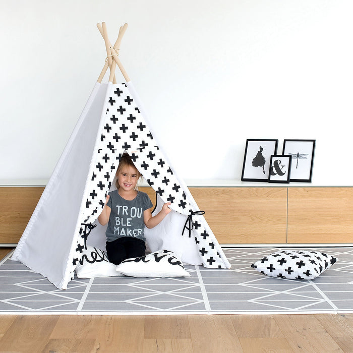 Toddlekind Prettier Puzzle Playmat - Nordic - Pebble