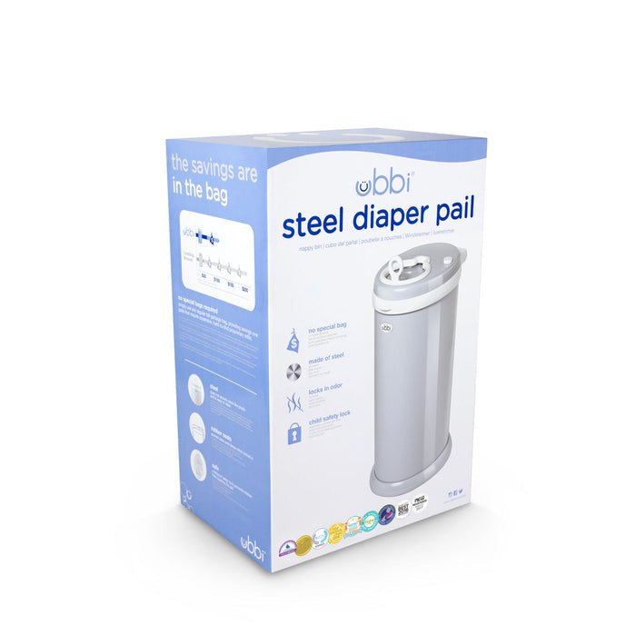 Ubbi Nappy Pail - Grey