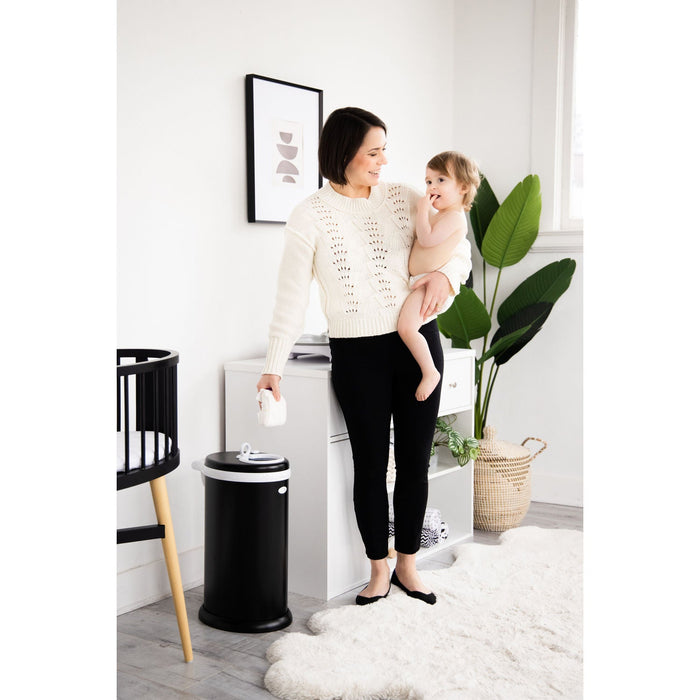 Ubbi Nappy Pail - Matte Black