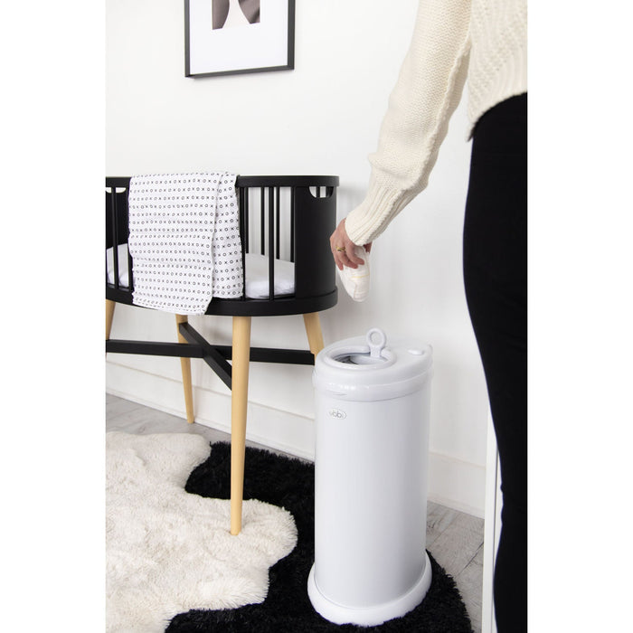 Ubbi Nappy Pail - Matte White