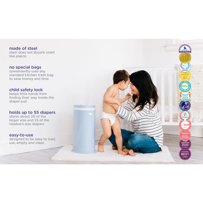 Ubbi Nappy Pail - Matte White